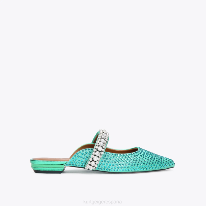 Kurt Geiger mujer cristales principescos de londres 2LPR668 | calzados verde azulado